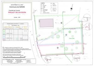 terrain à la vente -   45770  SARAN, surface 584 m2 vente terrain - UBI439049231